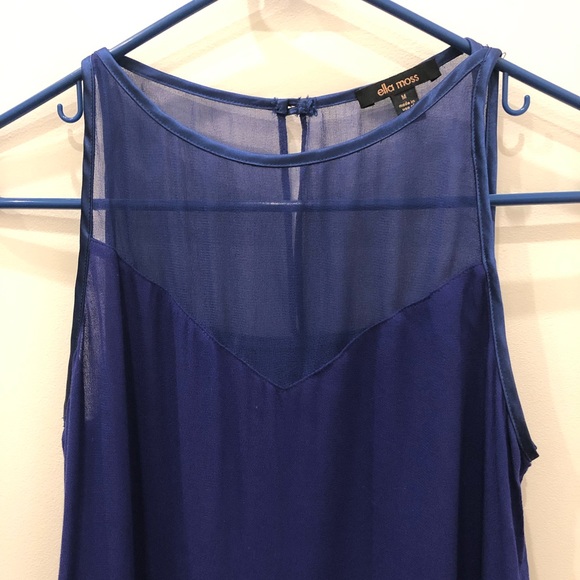 Ella Moss Blue Blouse - Picture 2 of 6